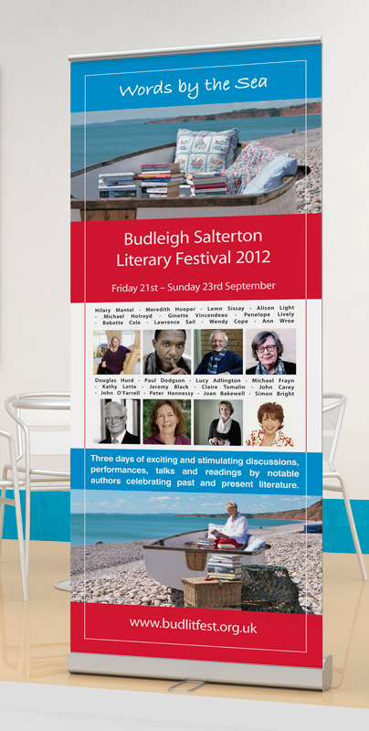 Budleigh Literary Festival Pull-up Banner