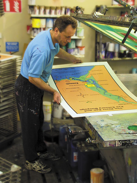 Screen Printing Information Boards