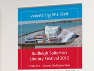 Budleigh Literary Festival Pull-up Banner